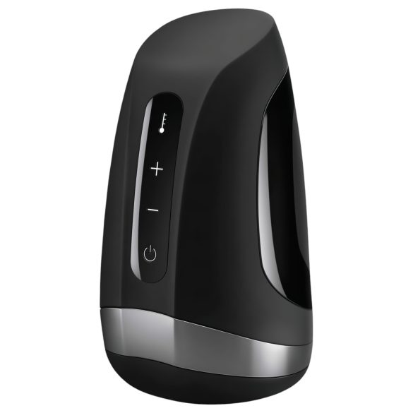 Satisfyer Men Heat Vibration - vibrador térmico glande (negro)