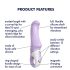 Satisfyer Charming Smile - vibrador resistente al agua G-punto (lila)