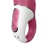 Satisfyer Petting Hippo - vibrador recargable y resistente al agua (rosa)