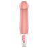 Satisfyer Master - vibrador impermeable y recargable (natural)