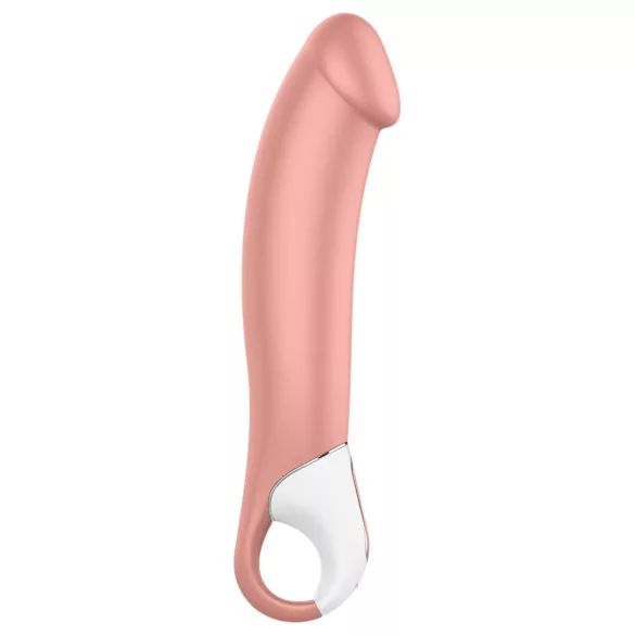 Satisfyer Master - vibrador recargable impermeable - color natural