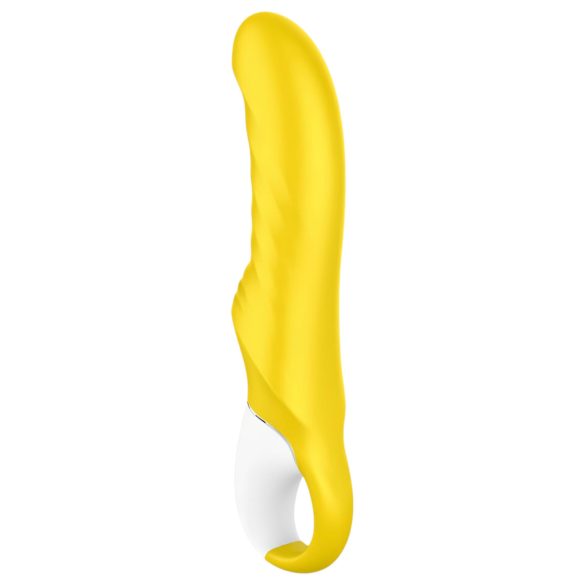 Satisfyer Yummy Sunshine - vibrador punto G impermeable - silicona amarilla