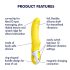 Satisfyer Yummy Sunshine - vibrador impermeable punto G (amarillo)