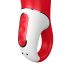 Satisfyer Power Flower - vibrador recargable e impermeable (rojo)