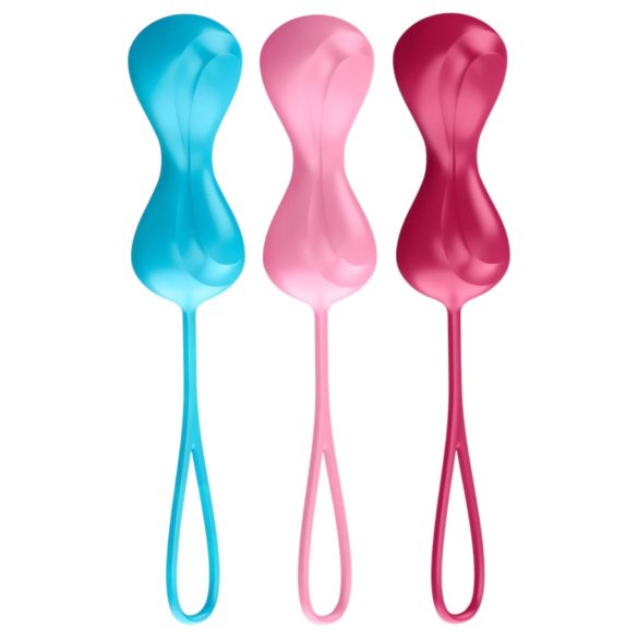 Satisfyer Power Balls - set de bolas Kegel con movimiento (3 uds.)