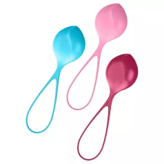 Satisfyer - bolas chinas - set fortalecedor 3 piezas