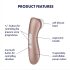 Satisfyer Pro 2+ - vibrador estimulante del clítoris recargable (marrón)