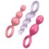 Juego de Plugs Anales Satisfyer Booty Call - Colorido (3 Piezas)