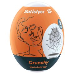 Satisfyer Egg Crunchy - masturbador huevo - textura interna