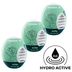 Satisfyer Egg Riffle - set de huevos masturbadores (3 uds.)
