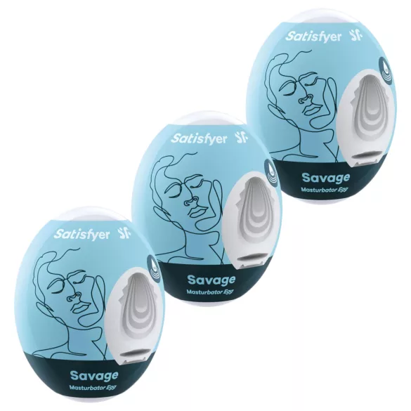 Satisfyer Egg Savage - masturbador masculino en forma de huevo
