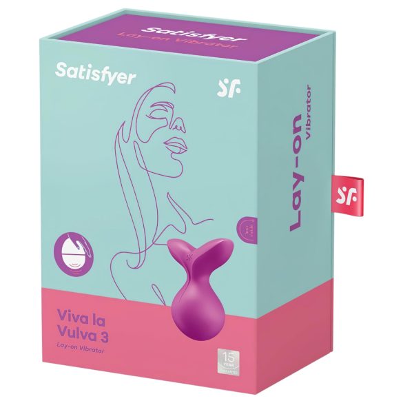 Satisfyer Viva la Vulva 3 - Vibrador para clítoris (violeta)
