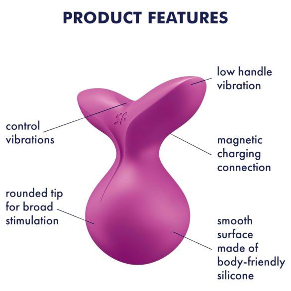 Satisfyer Viva la Vulva 3 - Vibrador para clítoris (violeta)