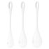 Satisfyer Yoni Power 1 - Juego de bolas Ben Wa blanco (3 piezas)