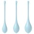 Satisfyer Yoni Power 2 - set de bolas geisha - azul (3 piezas)