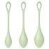 Satisfyer Yoni Power 2 - Set de bolas vaginales verdes (3 piezas)