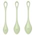 Satisfyer Yoni Power 2 - Set de bolas vaginales verdes (3 piezas)
