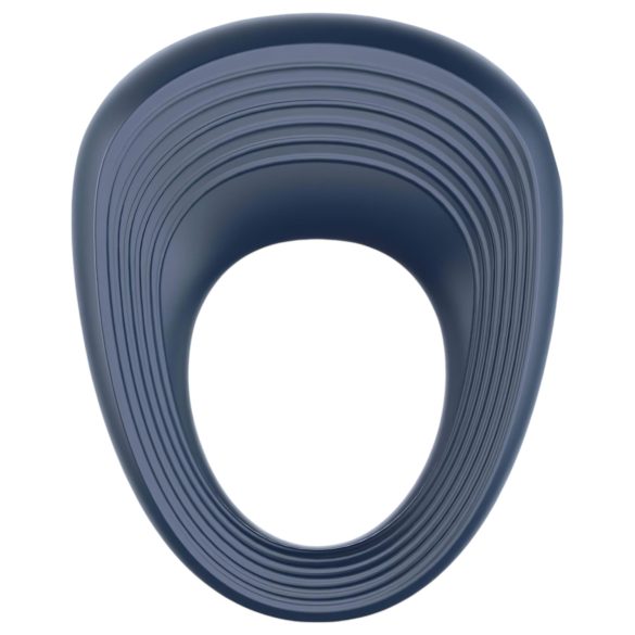 Satisfyer Power Ring - anillo vibrador impermeable (gris)