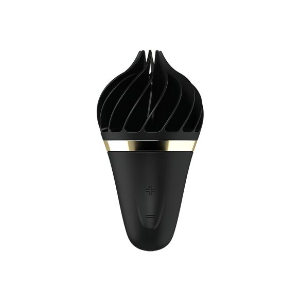 Satisfyer Sweet Treat - vibrador recargable rotatorio para clítoris (negro)