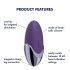 Satisfyer Purple Pleasure - vibrador clitorial recargable (lila)