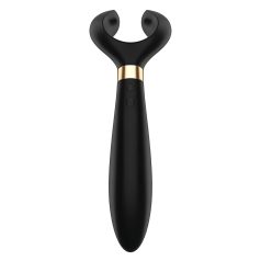Satisfyer Endless Fun - vibrador recargable y sumergible para parejas (negro)   Satisfyer Endless Fun - vibrador recargable y sumergible para parejas (negro)
