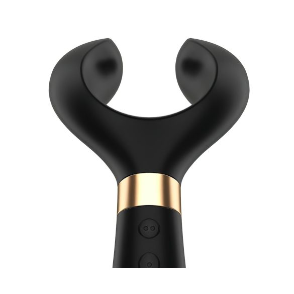 Satisfyer Endless Fun - vibrador para parejas recargable impermeable negro