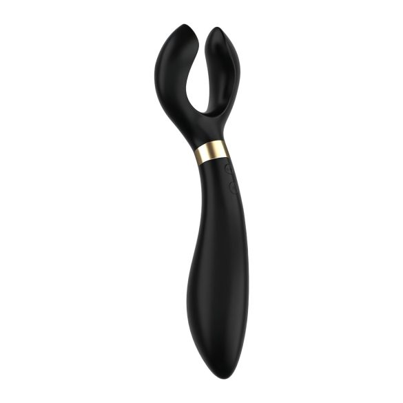 Satisfyer Endless Fun - vibrador para parejas recargable impermeable negro
