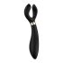Satisfyer Endless Fun - vibrador para parejas impermeable y recargable (negro)