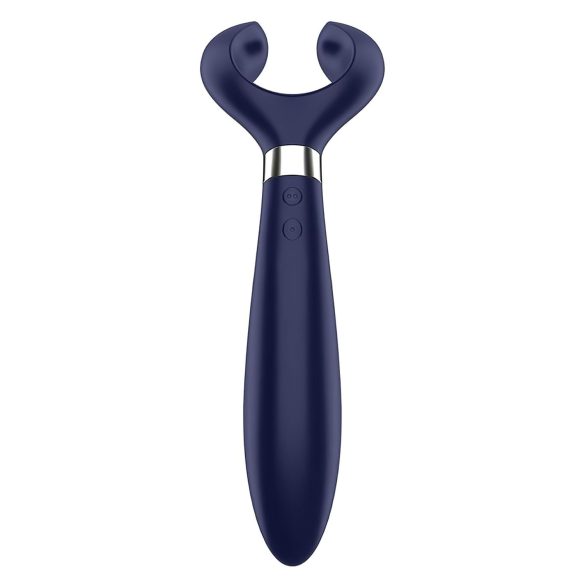 Satisfyer Endless Fun - Vibrador impermeable para parejas, recargable (azul)