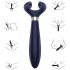 Satisfyer Endless Fun - vibrador para parejas recargable impermeable azul