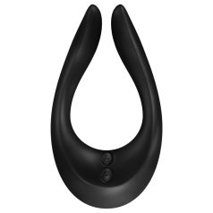 Satisfyer Endless Joy - vibrador de pareja recargable, impermeable (negro)   Satisfyer Endless Joy - vibrador de pareja recargable, impermeable (negro)