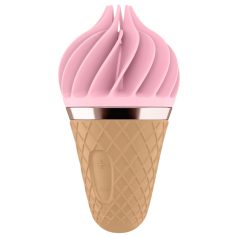   Satisfyer Sweet Treat - recargable vibrador giratorio para clítoris (rosa-marrón)