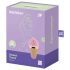 Satisfyer Sweet Treat - Vibrador Rotativo Recargable para el Clítoris (Rosa-Marrón)
