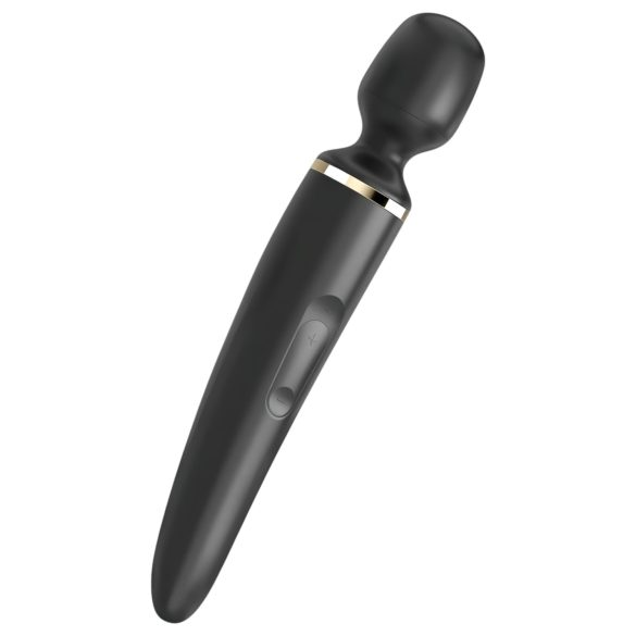 Satisfyer Wand-er Woman - masajeador vibrador impermeable - negro