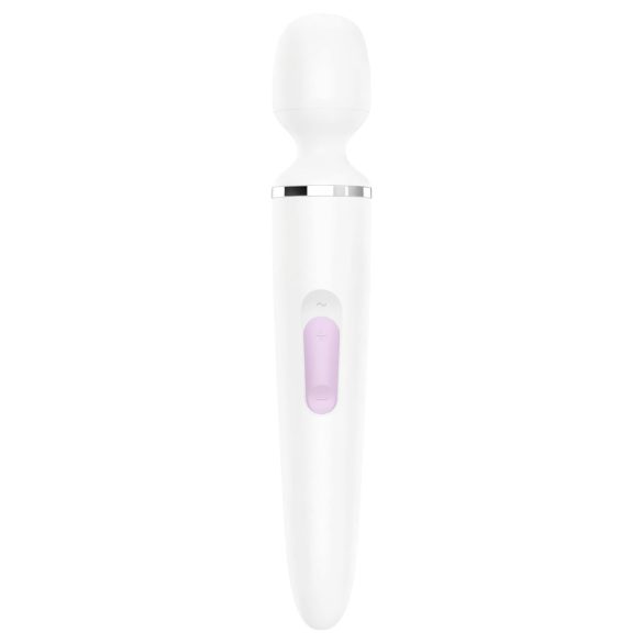 Satisfyer Wand-er Woman - vibrador masajeadora resistente al agua (blanco)