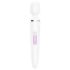 Satisfyer Wand-er Woman - vibrador masajeadora resistente al agua (blanco)