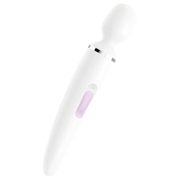 Satisfyer Wand-er Woman - masajeador vibrador impermeable (blanco)