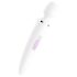 Satisfyer Wand-er Woman - vibrador masajeadora resistente al agua (blanco)