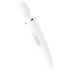 Satisfyer Wand-er Woman - vibrador masajeadora resistente al agua (blanco)
