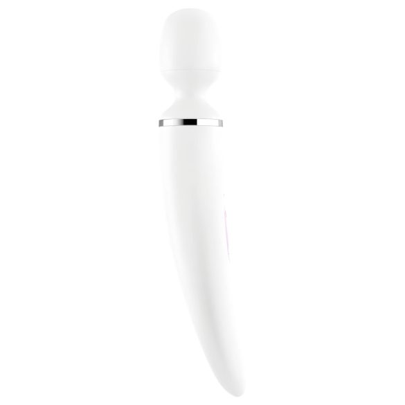 Satisfyer Wand-er Woman - masajeador vibrador impermeable (blanco)