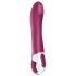 Satisfyer Big Heat - vibrador recargable para el punto G con calor (rojo)