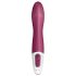 Satisfyer Big Heat - vibrador recargable para el punto G con calor (rojo)