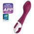 Satisfyer Hot Spot - vibrador calentador punto G recargable (rojo)