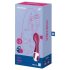 Satisfyer Hot Spot - Vibrador de Punto G con Calor Recargable (Rojo)