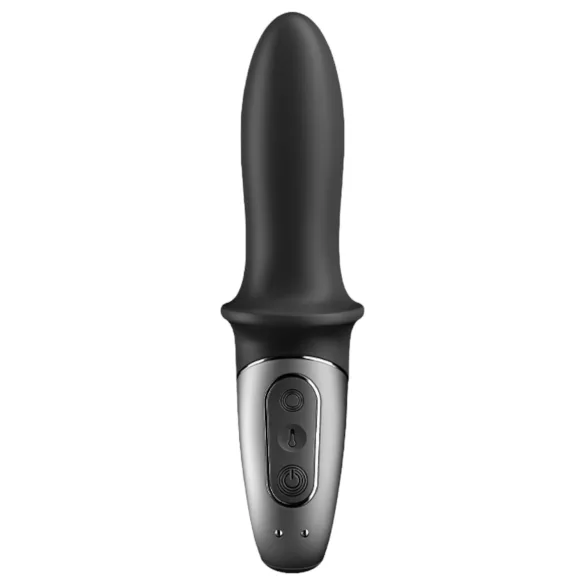 Satisfyer Hot Passion - vibrador anal con calor - negro