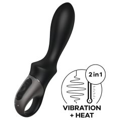   Satisfyer Heat Climax - vibrador anal inteligente y cálido (negro)