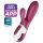 Satisfyer Conejito Caliente - vibrador inteligente con calentador (rojo)