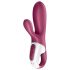 Satisfyer Conejito Caliente - vibrador inteligente con calentador (rojo)
