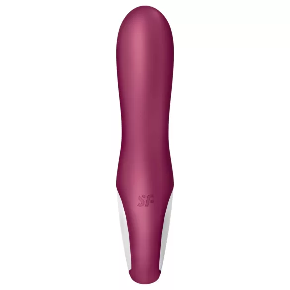 Satisfyer Hot Bunny - Vibrador con brazo para el clítoris con calefacción controlado por app (rojo)