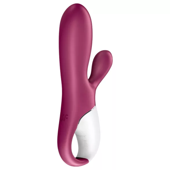 Satisfyer Hot Bunny - Vibrador con brazo para el clítoris con calefacción controlado por app (rojo)
